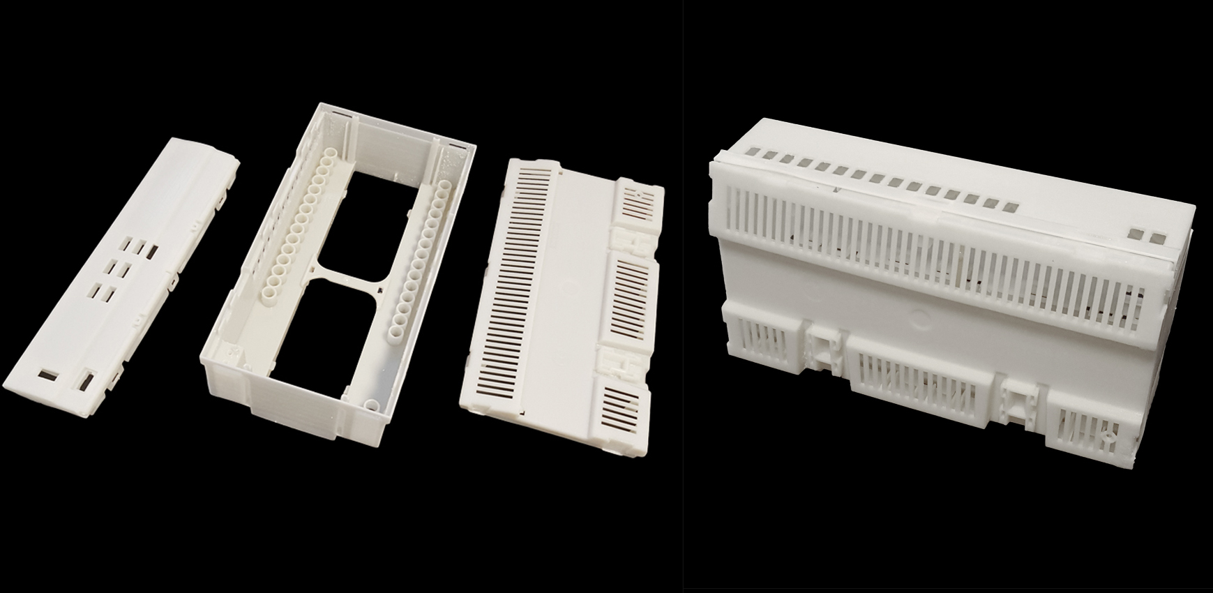 Prototype boîtier électrique-Propylène simulé